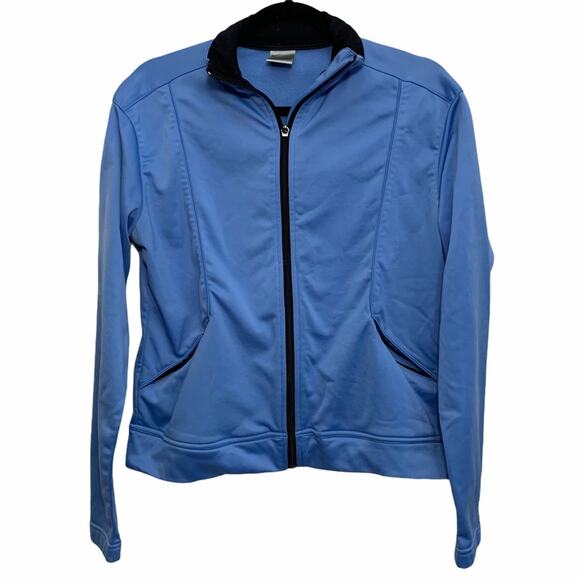 Nike Jackets & Blazers - Nike Blue Fleece Lined Zip Up Jacket